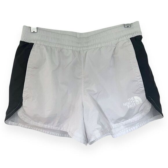 The North Face Size S Running Shorts Black White Reflective Logo pocket - Picture 1 of 16